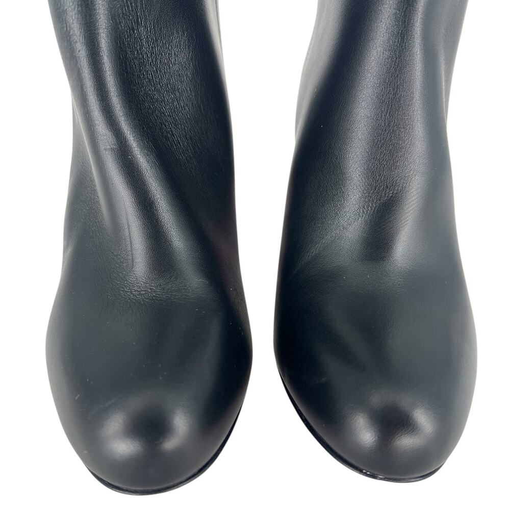 Christian Louboutin Loo Botta 85mm Knee High Boot in Black Calf Leather - Picture 6 of 16